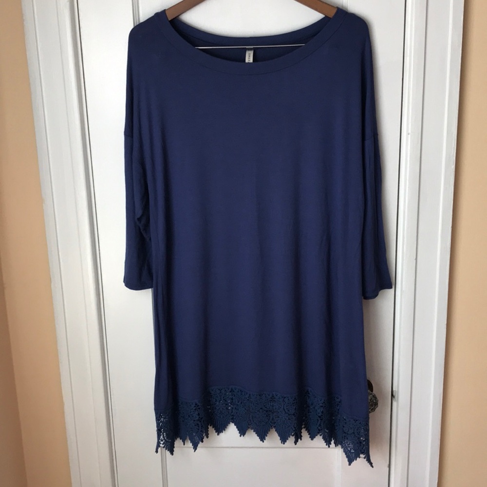 Crochet Trim Tunic